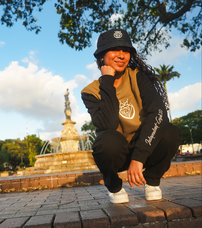 Sweat Vert Kaki & Noir