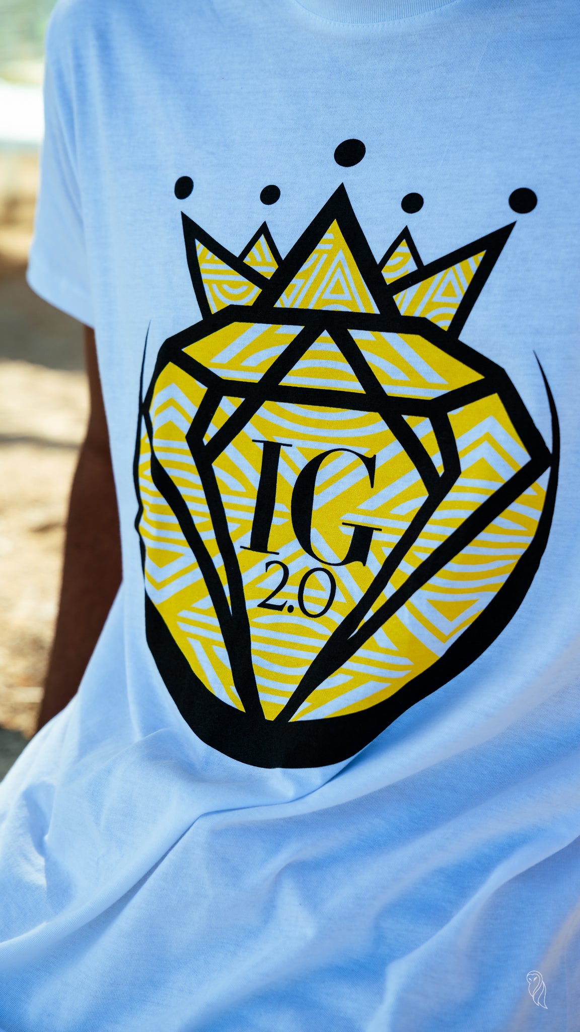 Tee-Shirt Uvilu Jaune & Blanc