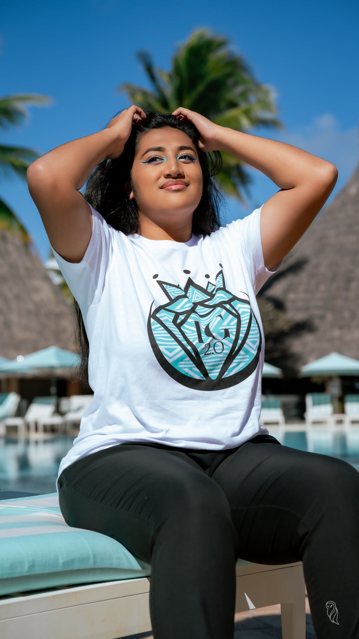 Tee-Shirt Uvilu Bleu & Blanc