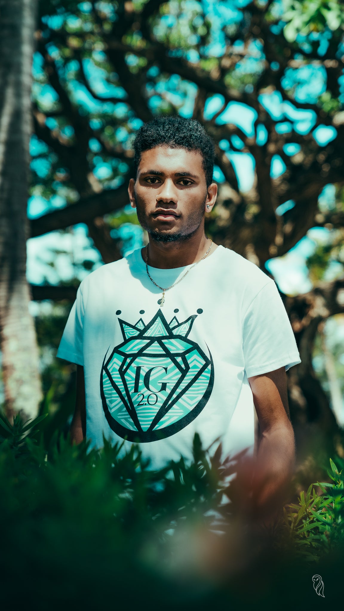 Tee-Shirt Uvilu Bleu & Blanc