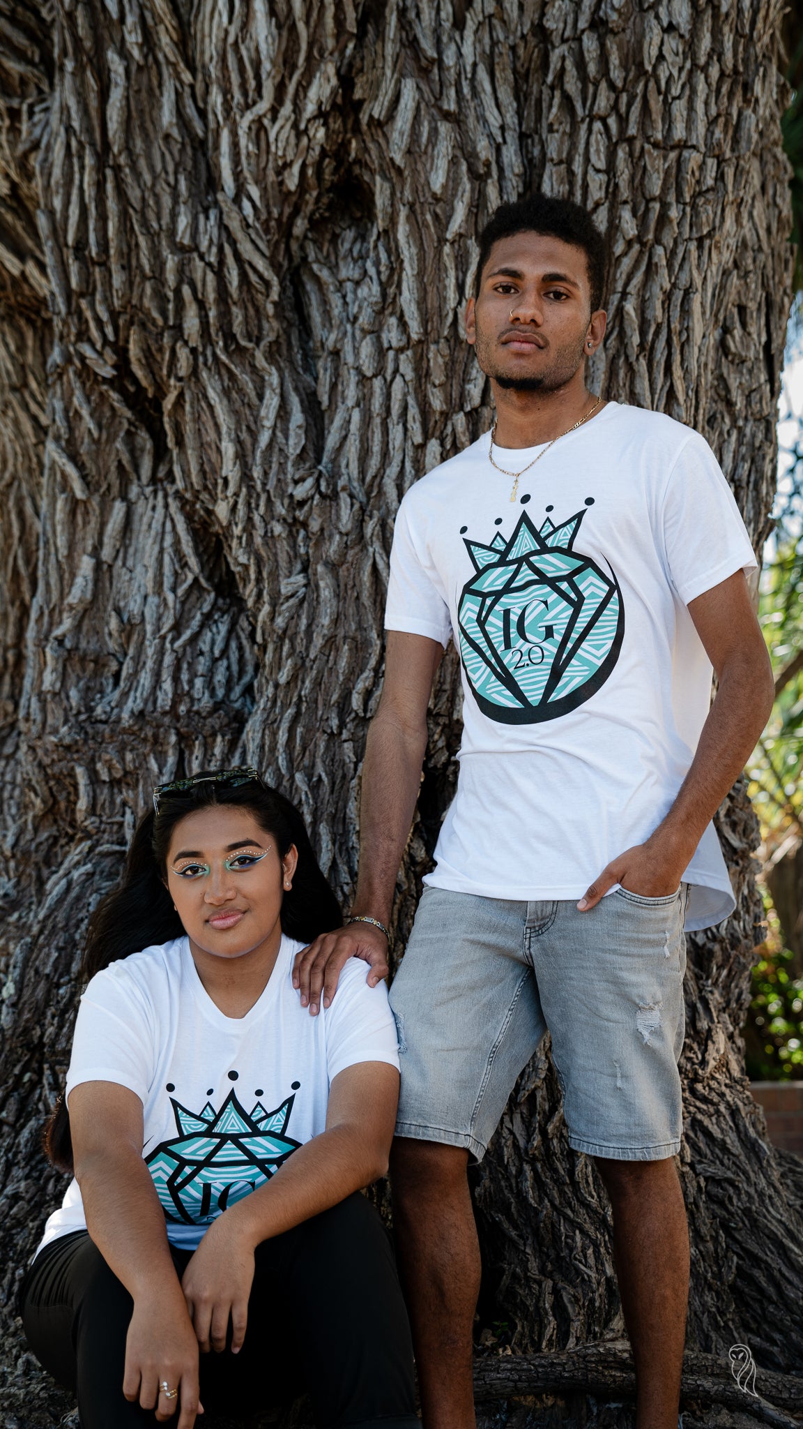 Tee-Shirt Uvilu Bleu & Blanc