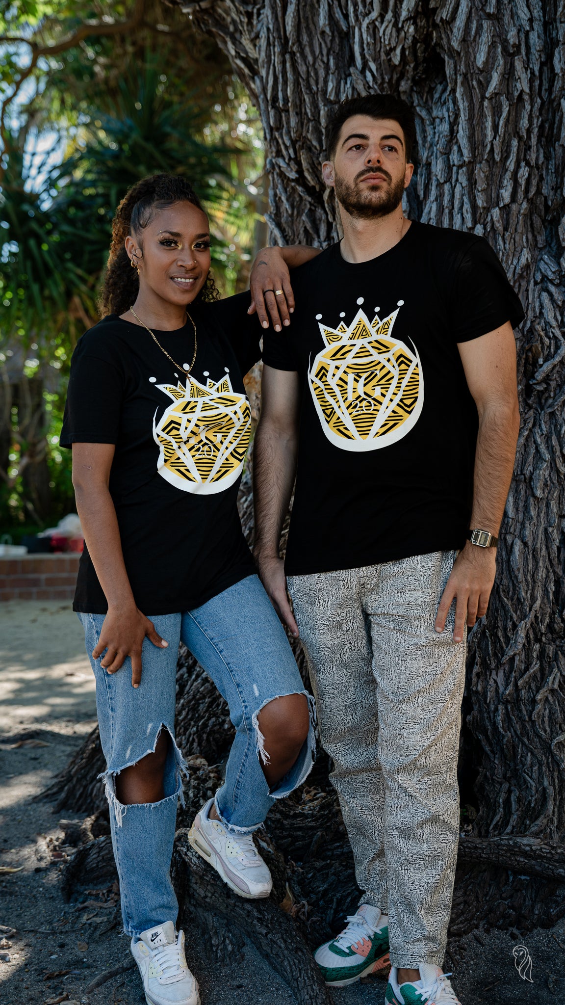 Tee-Shirt Uvilu Jaune & Noir