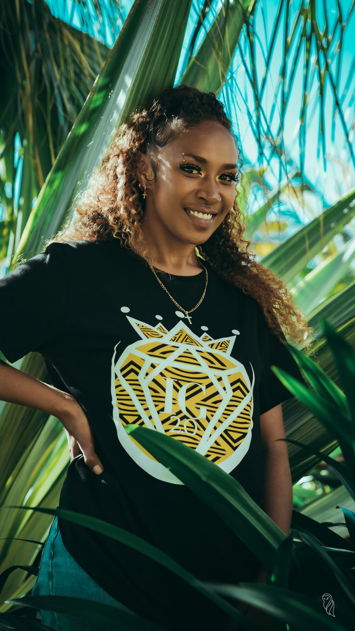 Tee-Shirt Uvilu Jaune & Noir