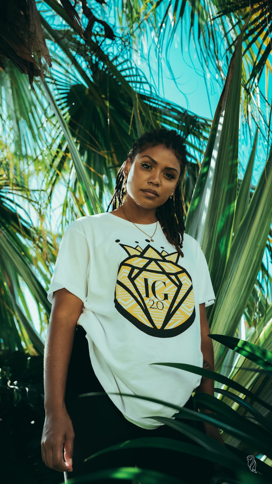 Tee-Shirt Uvilu Jaune & Blanc