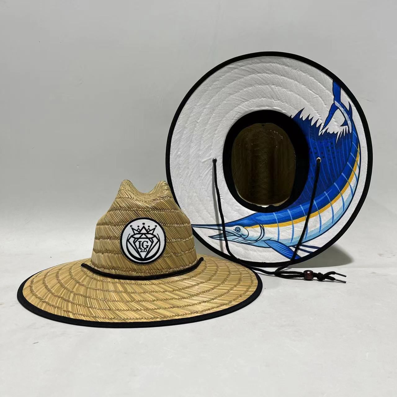 Chapeau de Paille Espadon Voilé