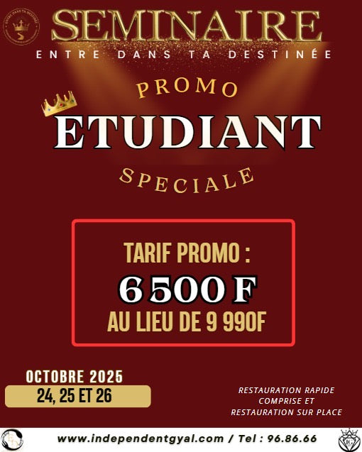 Ticket PROMO ÉTUDIANT